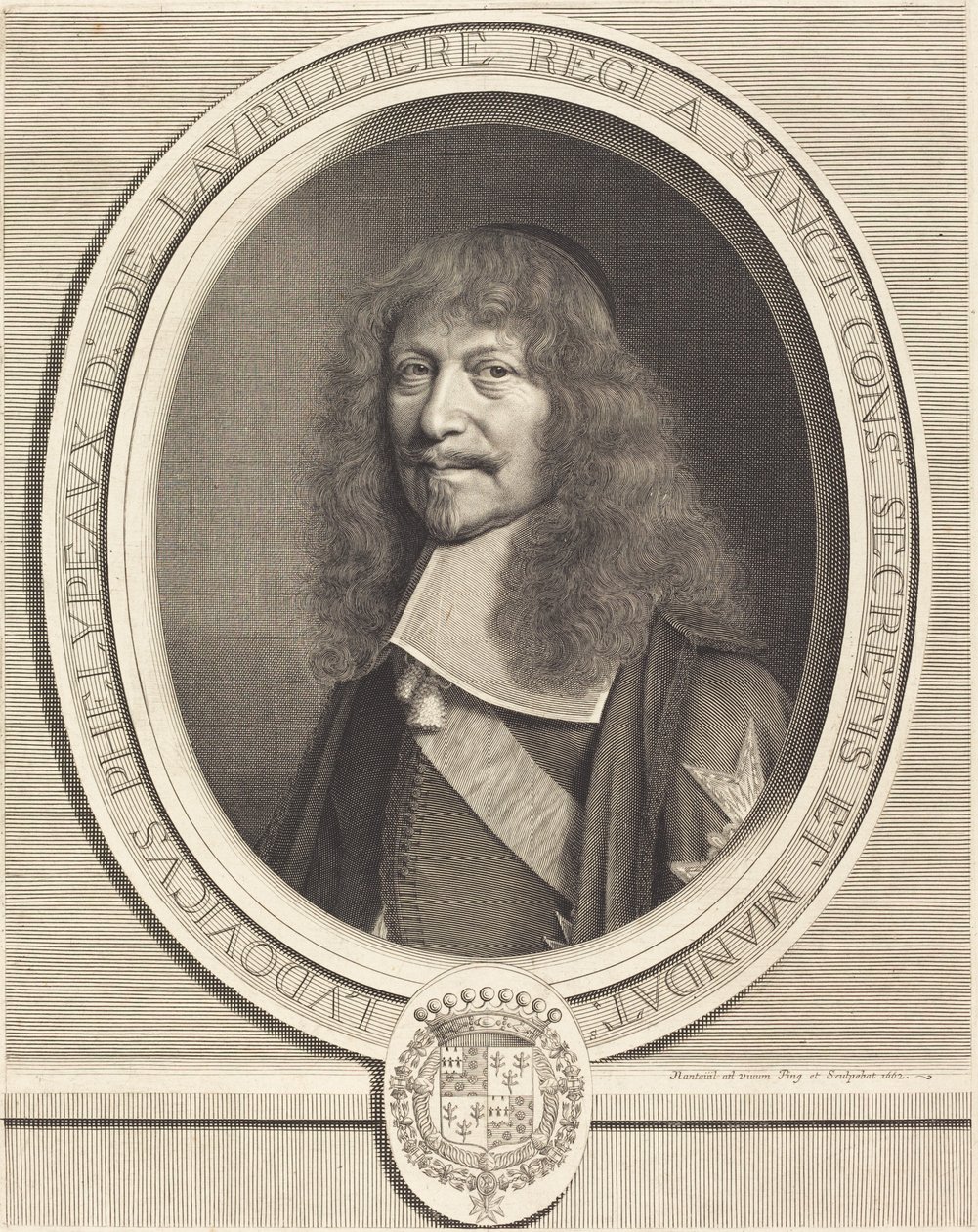 Louis-Phelypeaux de La Vrilliere by Robert Nanteuil