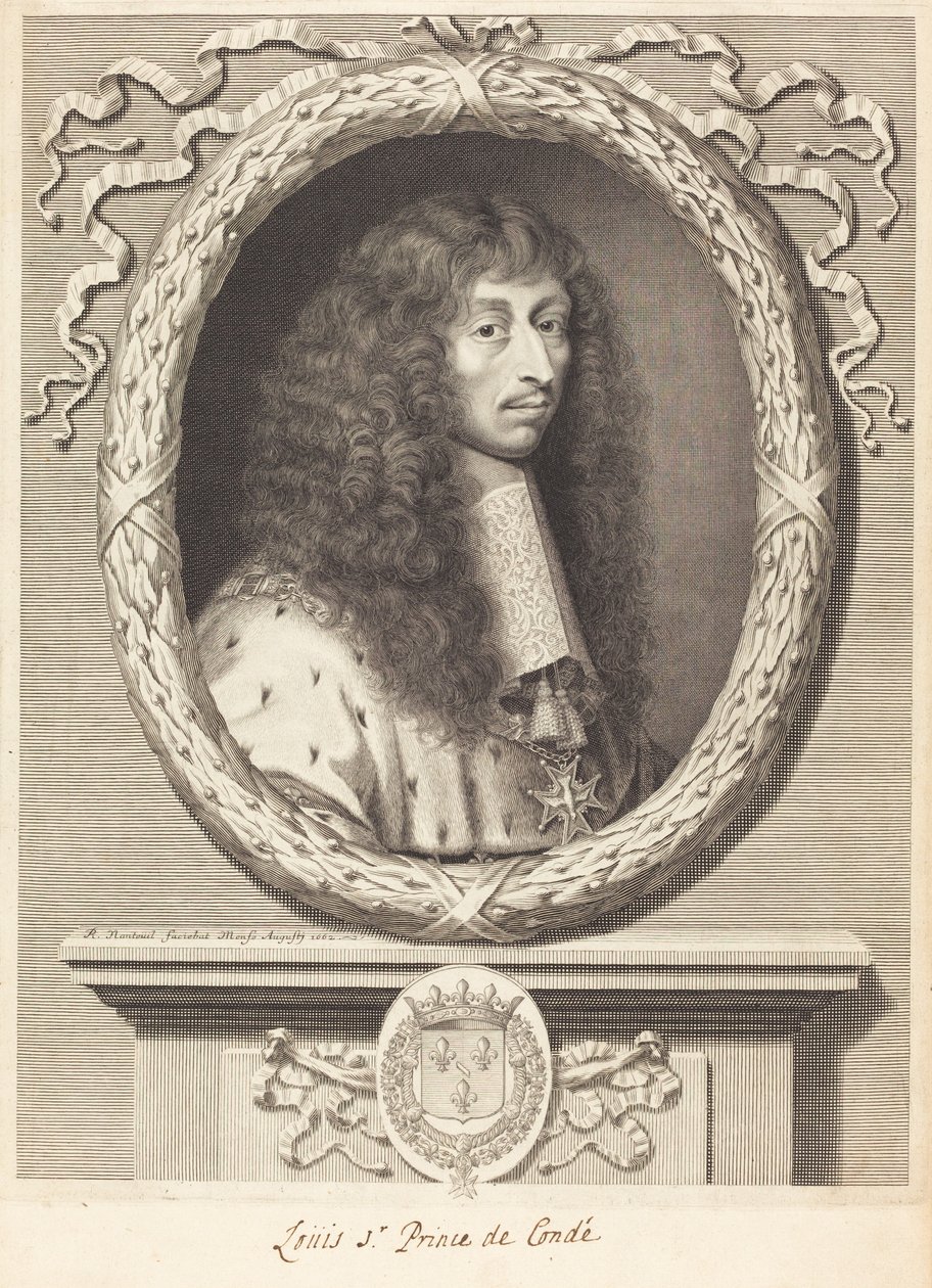 Louis II, Prince de Condé by Robert Nanteuil
