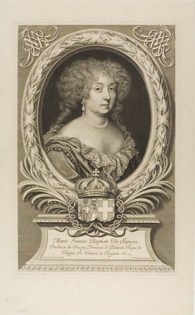 Marie Jeanne Baptiste, Duchess of Savoy by Robert Nanteuil