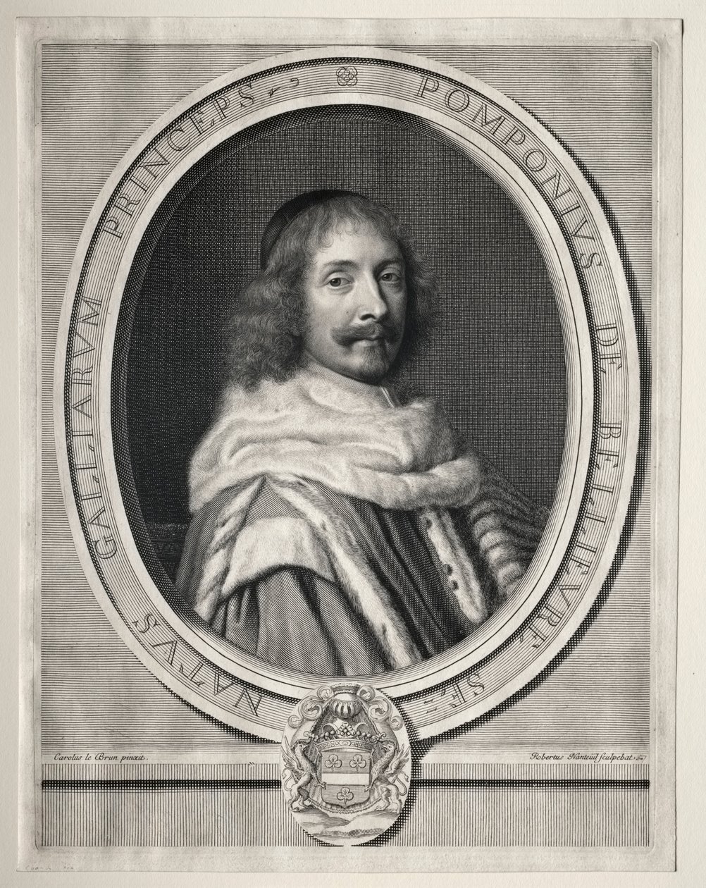 Pompone II de Bellièvre by Robert Nanteuil