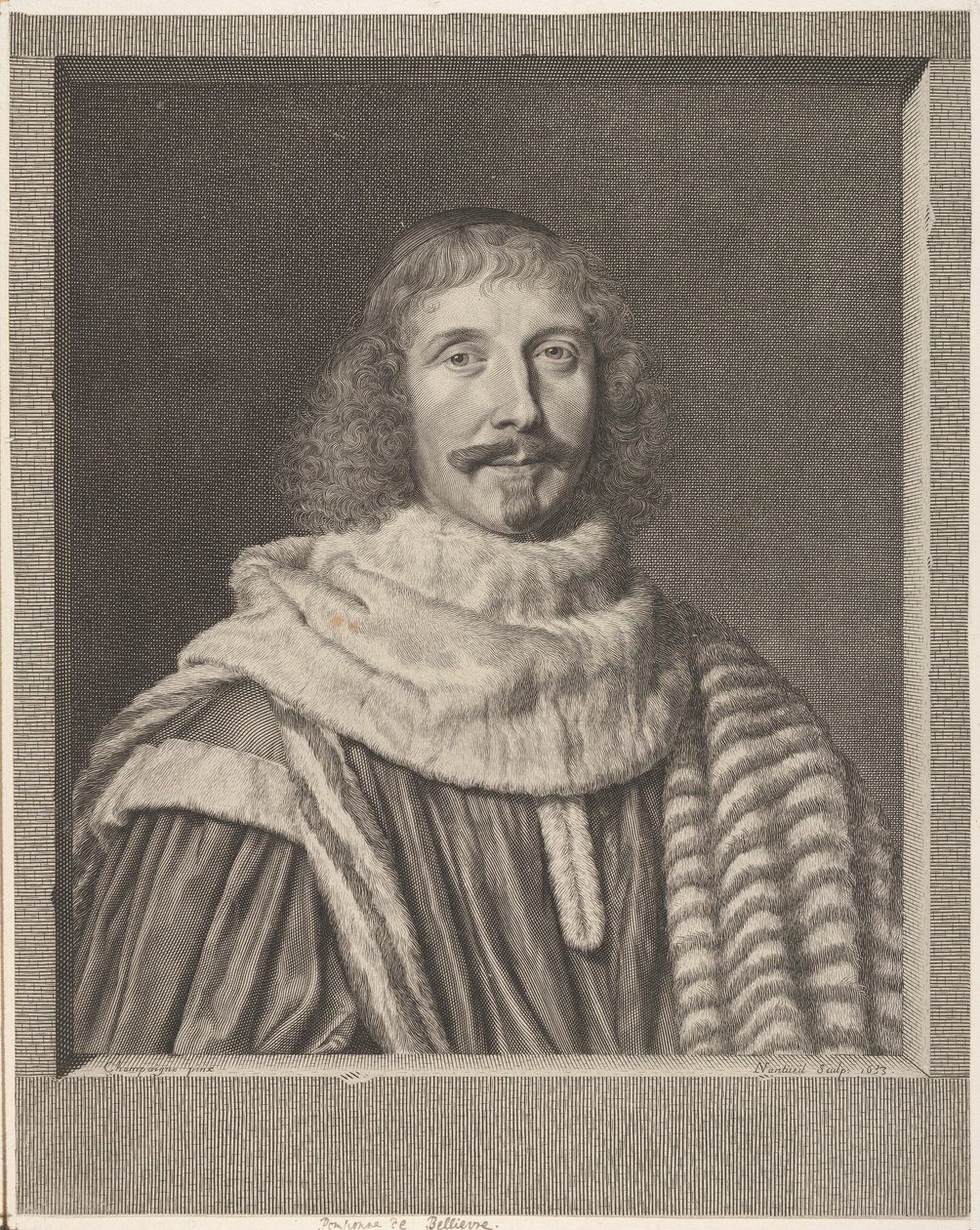 Pompone II de Bellièvre, 1653 by Robert Nanteuil