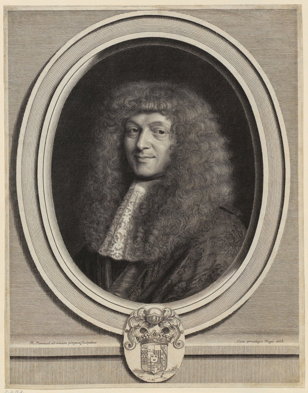Portrait of Honoré Courtin by Robert Nanteuil