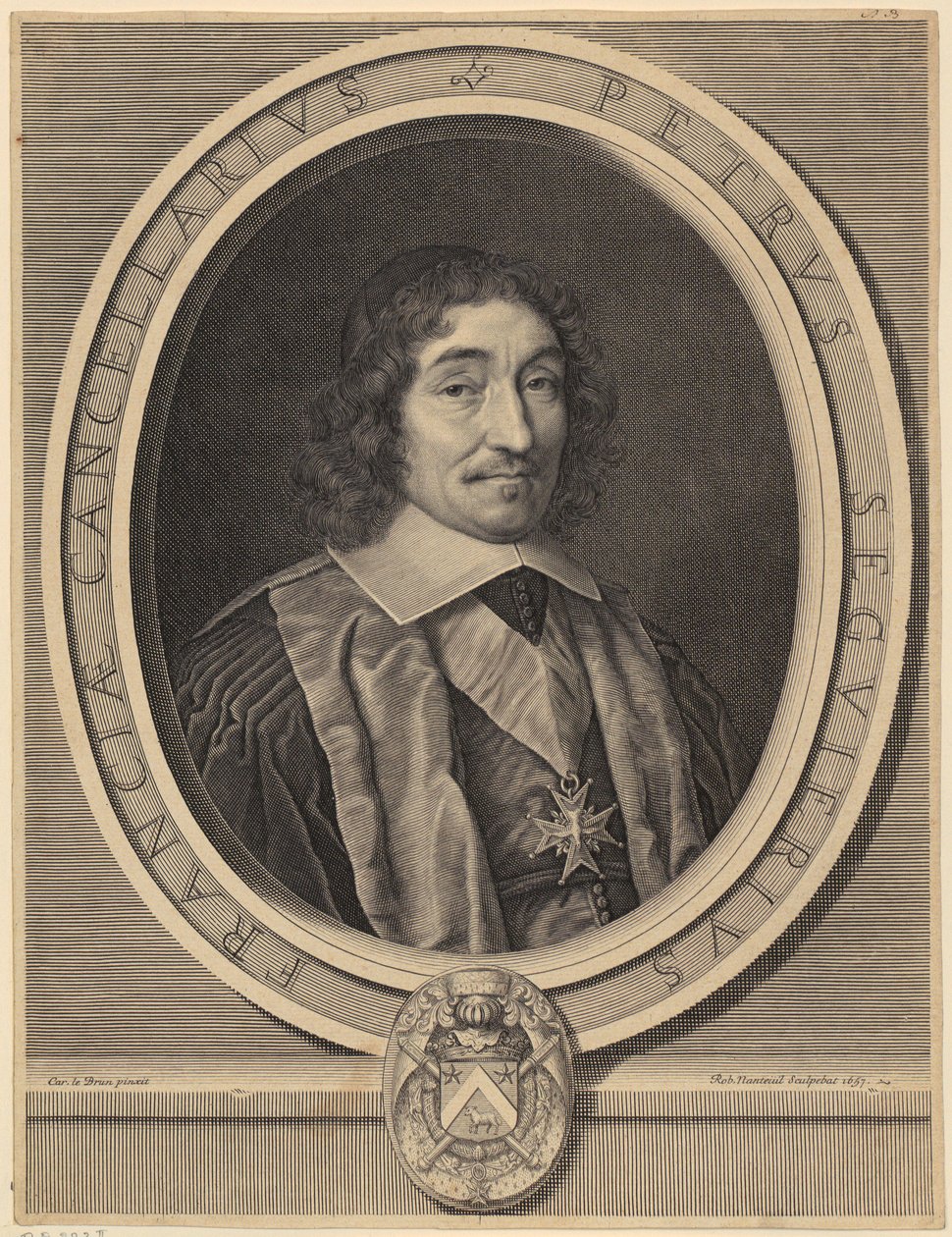 Portrait of Chancellor Pierre Séguier by Robert Nanteuil