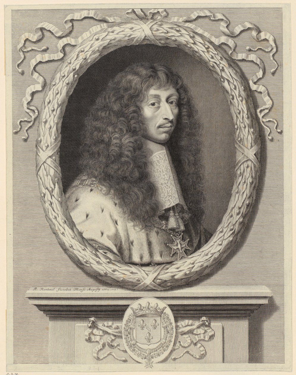 Portrait of Louis II de Bourbon, Prince of Condé [Le Grand Condé] by Robert Nanteuil