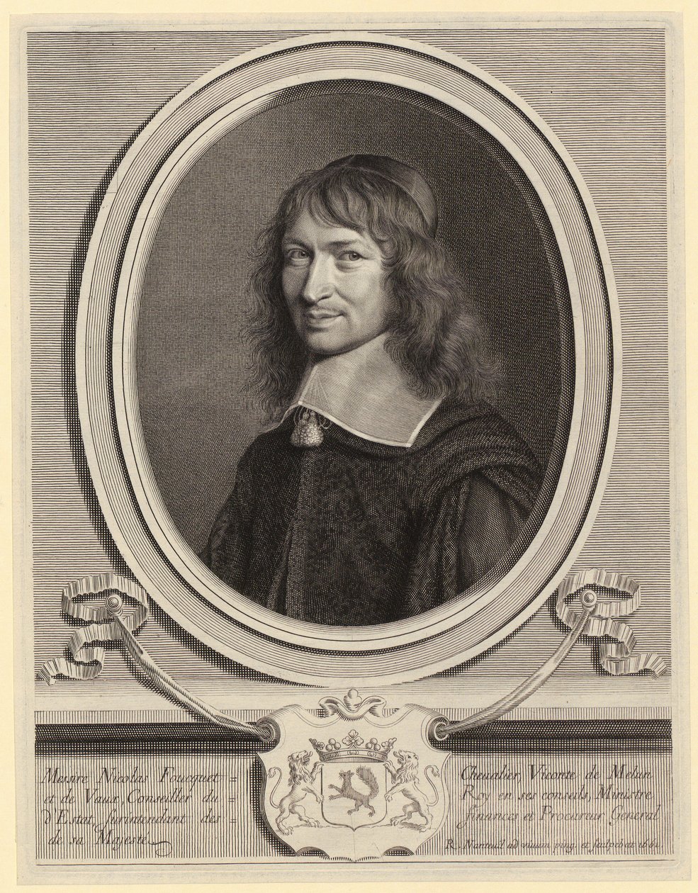 Portrait of Nicolas Fouquet by Robert Nanteuil