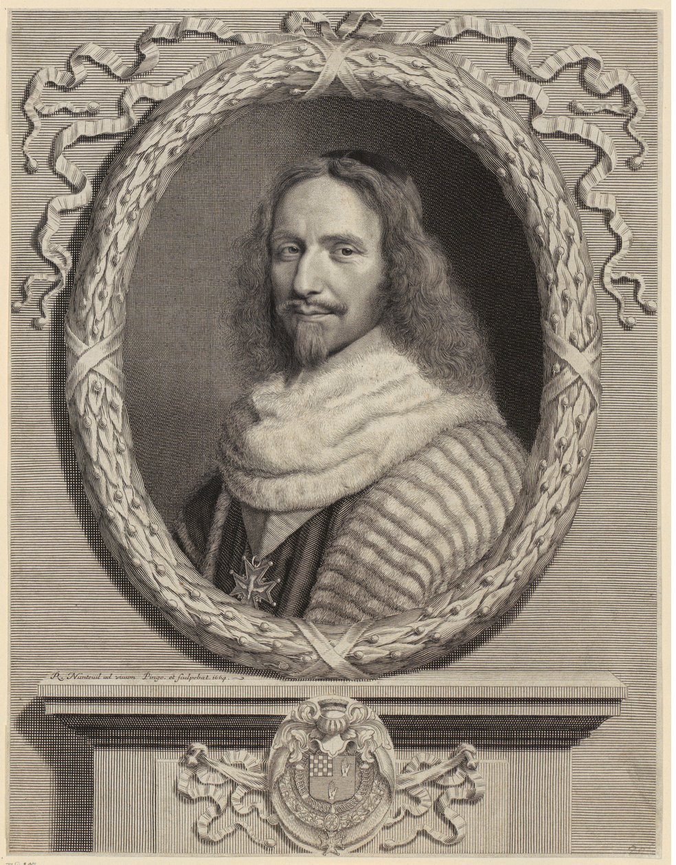 Portrait of Nicolas Potier de Novion by Robert Nanteuil