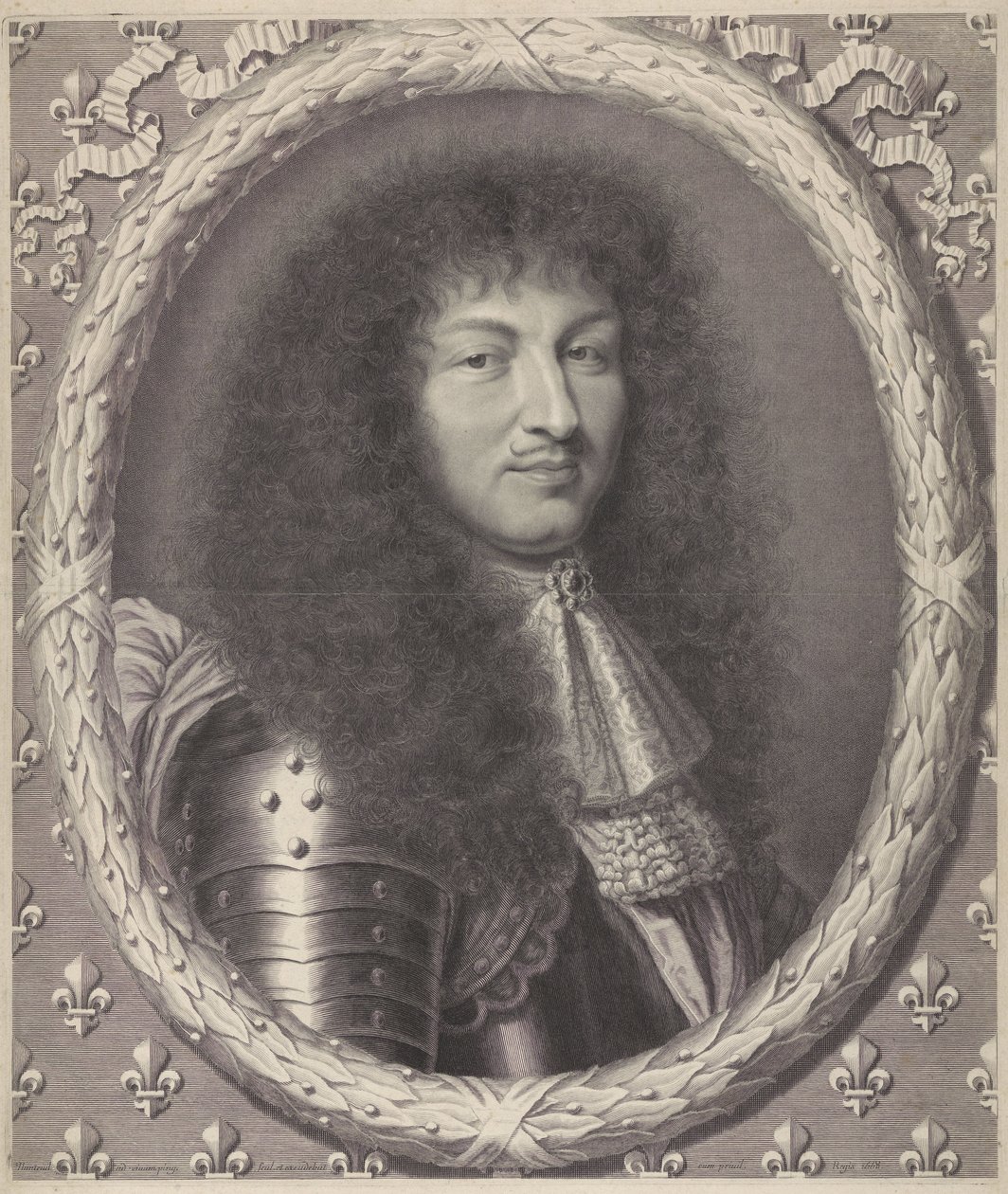 Portrait of Louis XIV, King of France by Robert Nanteuil