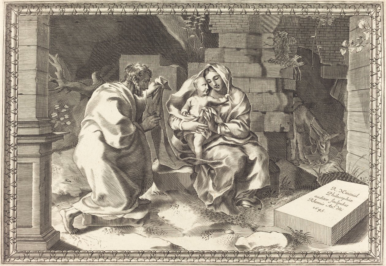 The Holy Family by Robert Nanteuil