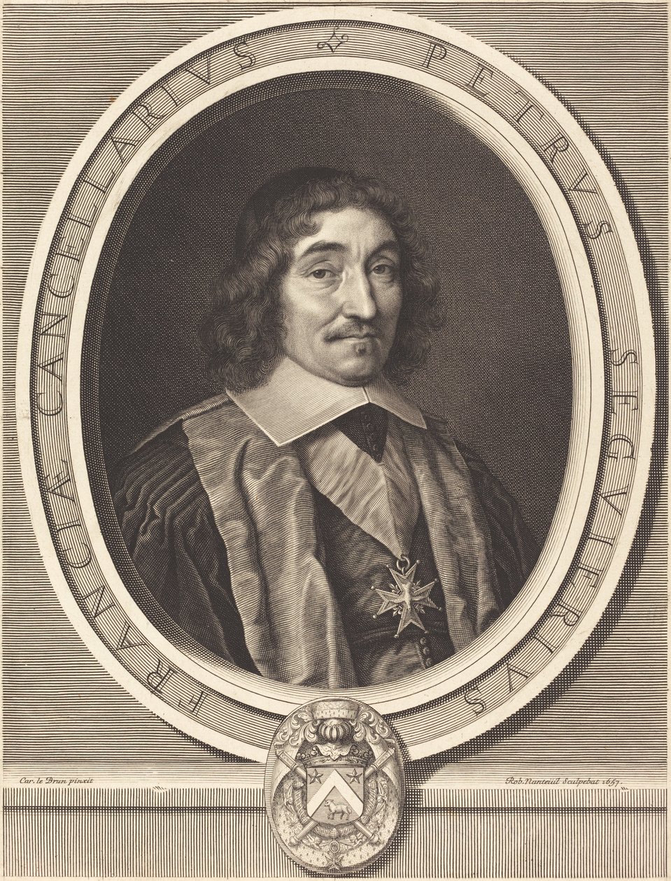 Chancellor Pierre Seguier by Robert Nanteuil after Charles Le Brun