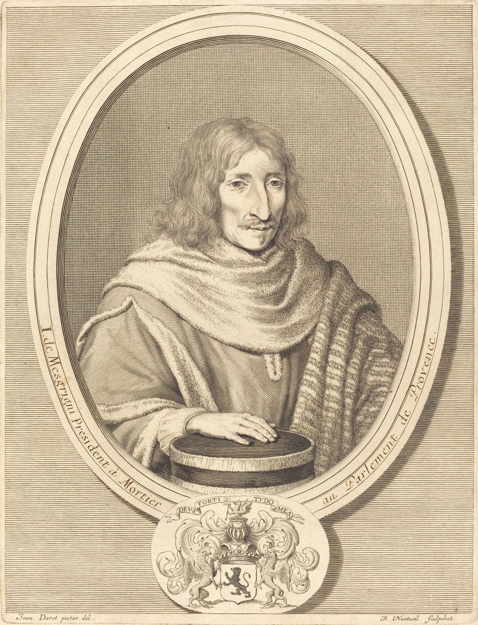 Jean de Mesgrigny by Robert Nanteuil after Jean Daret