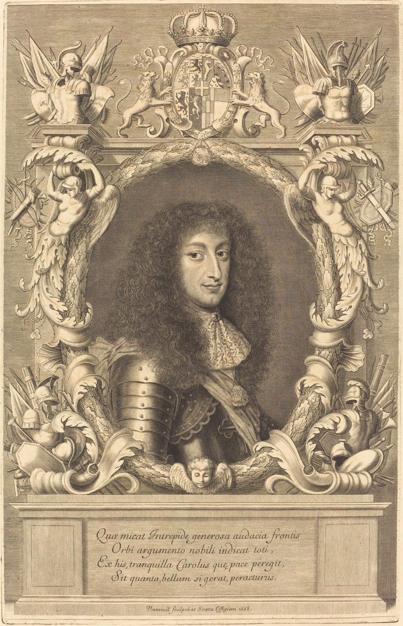 Charles-Emmanuel, Duke of Savoy by Robert Nanteuil after Justus van Verus