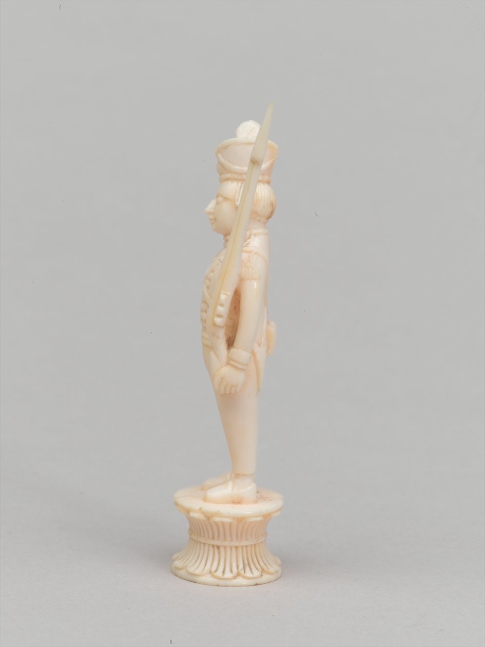 White pawn, chess piece, India by Robert Noble