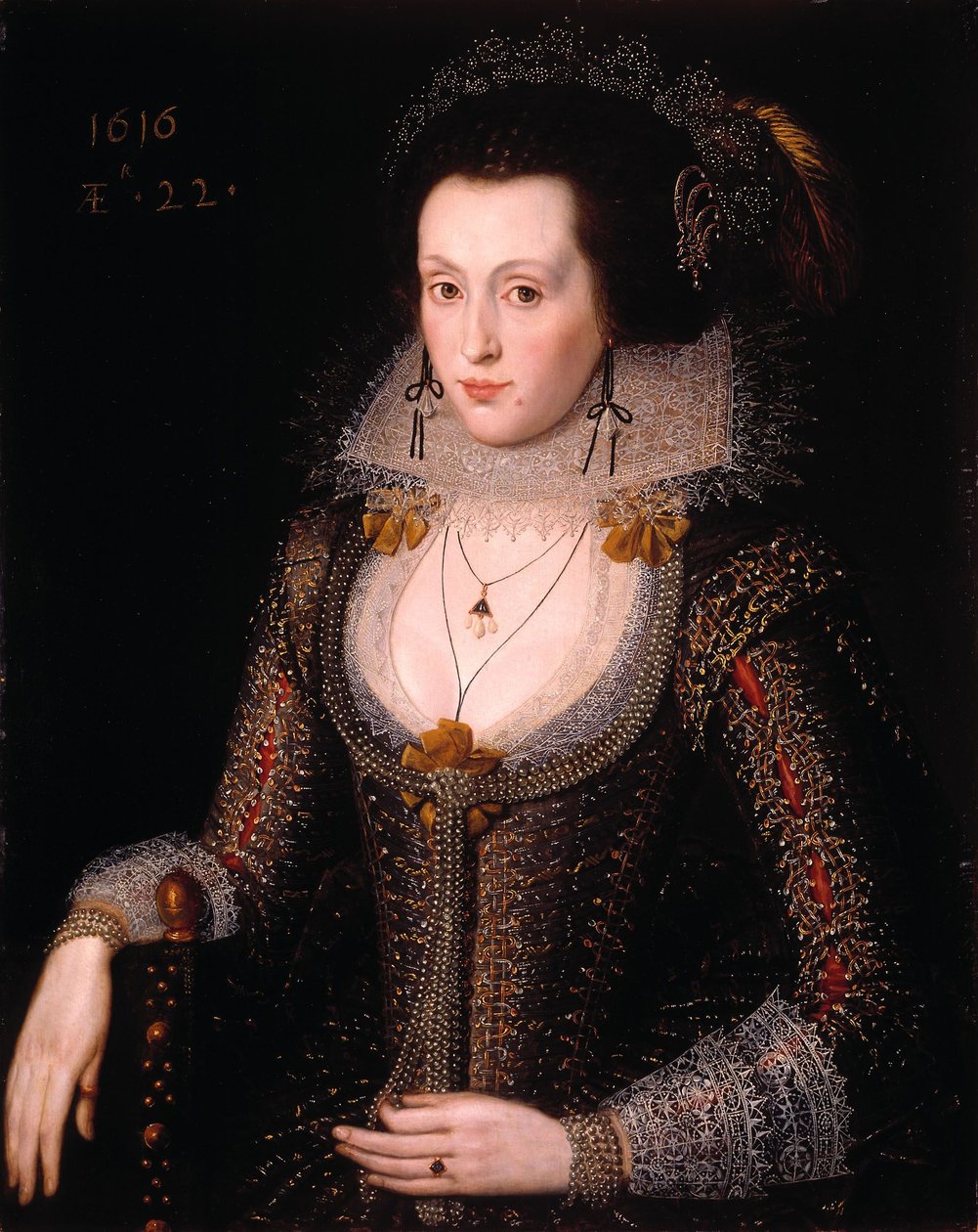 Elizabeth Poulett by Robert Peake the elder