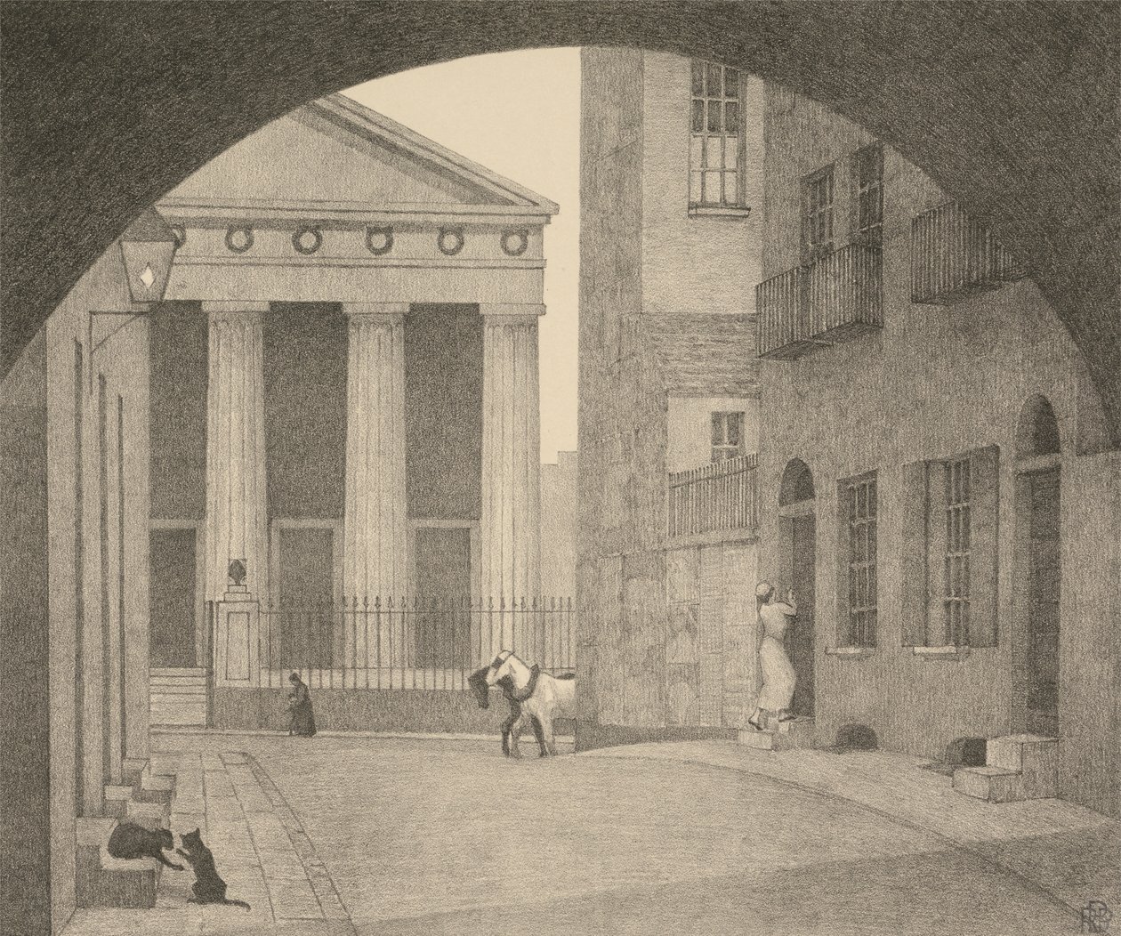 A London Church by Robert Polhill Bevan