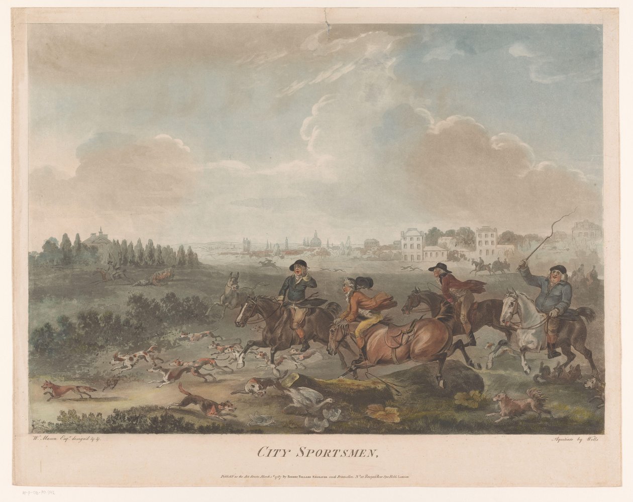 Chaotic Hunt with Dogs by Robert Pollard (I) (possibly)