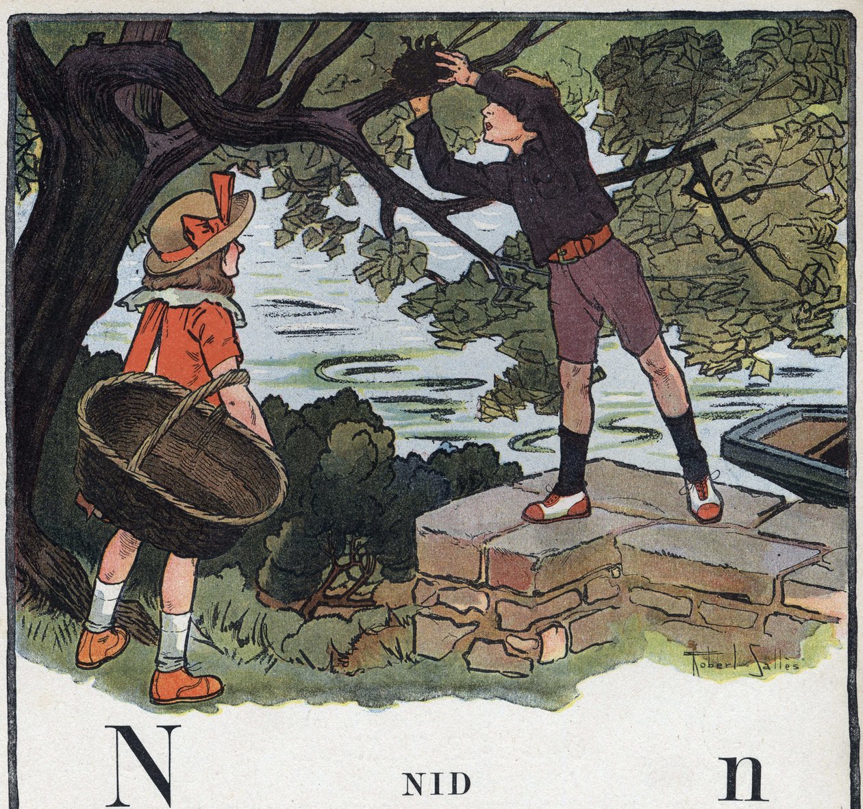 Children's book 'I will read - Methodic and fun alphabet by a dad' 1926 ...