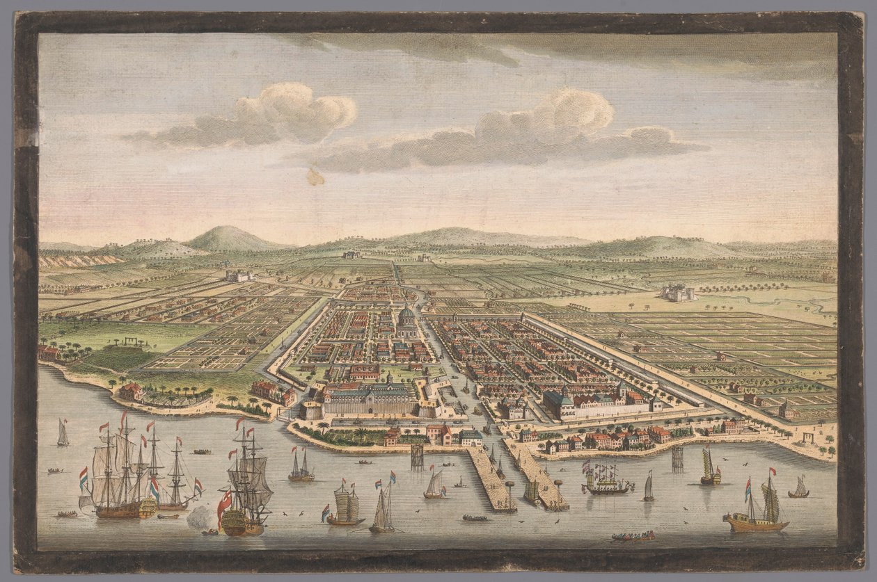 The city of Batavia in the island of Java and capital of all the Dutch factories & settlements in the East Indies by Robert Sayer