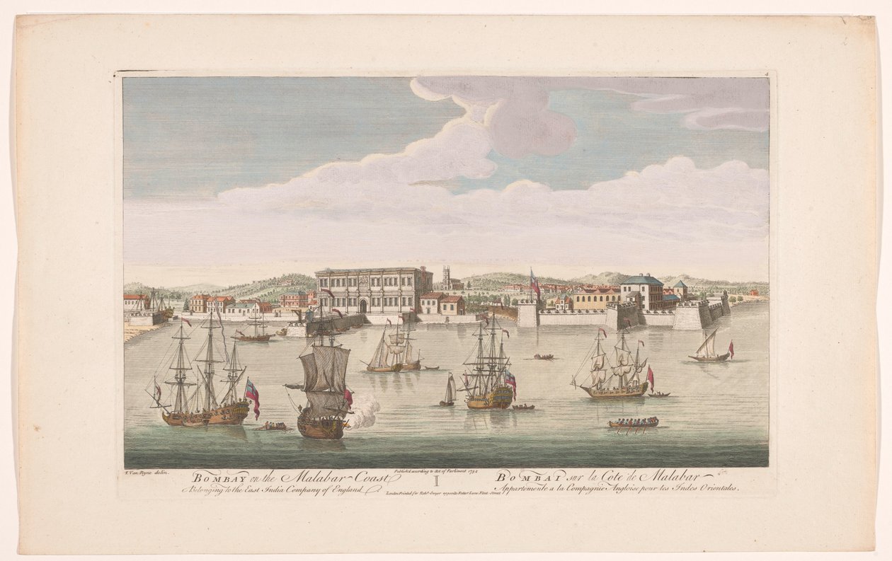 View of the City of Bombay by Robert Sayer