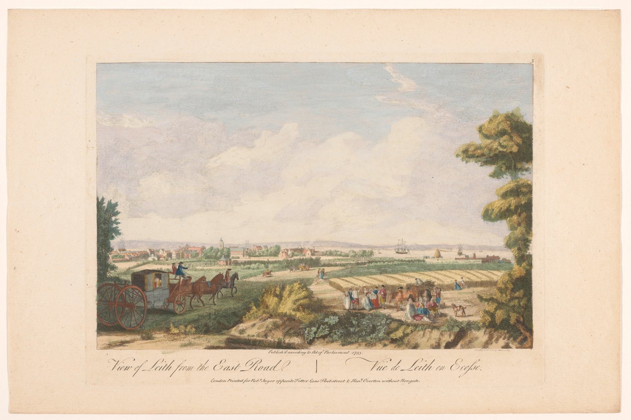 View of the City of Leith by Robert Sayer