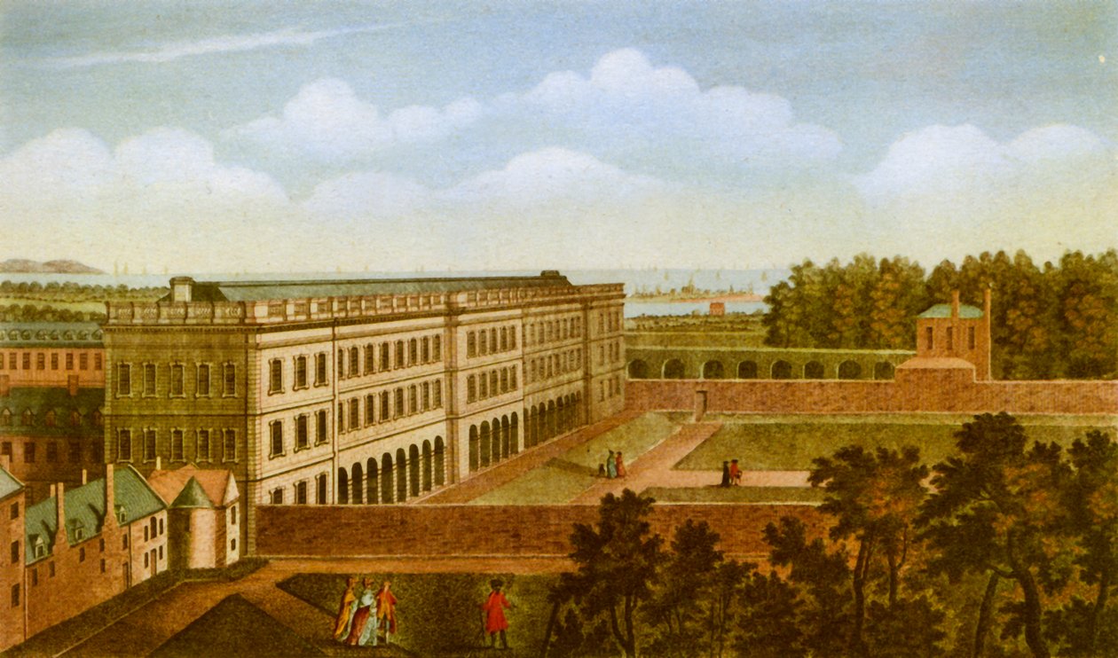 The Library of Trinity College, Dublin by Robert Sayer