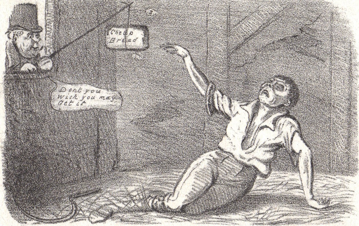 Corn Laws Introduced in 1815 to Protect the British Farmer from Foreign Competition by Robert Seymour