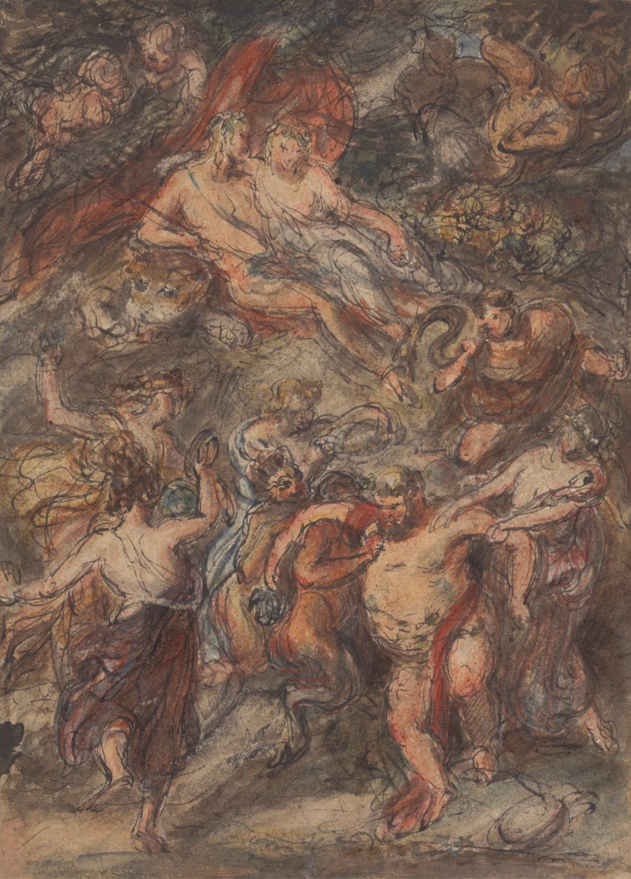 Bachanalia Scene by Robert Smirke