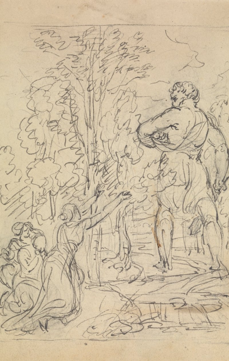 Study of a Woman, Imploring for the Return of Her Captive Child by Robert Smirke
