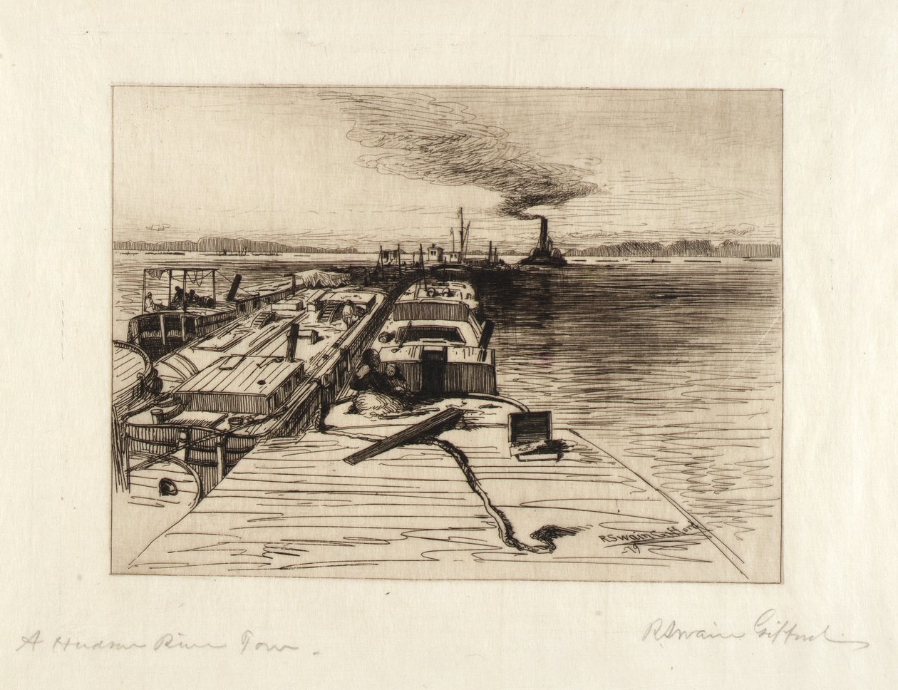 A Hudson River Tow by Robert Swain Gifford