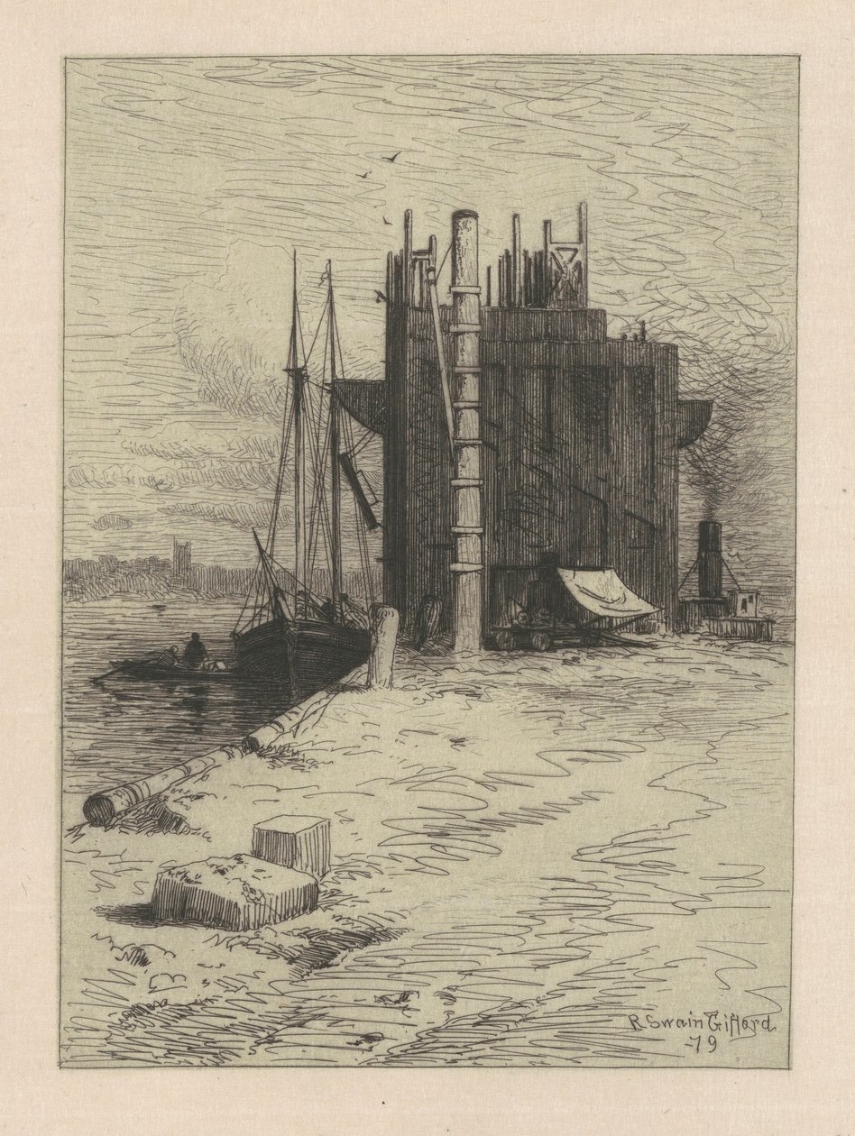 Coal Pockets at New Bedford by Robert Swain Gifford