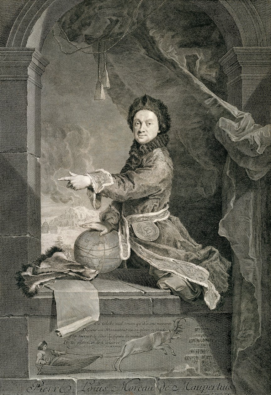 Portrait of Pierre Louis Moreau de Maupertuis by Robert Tournieres