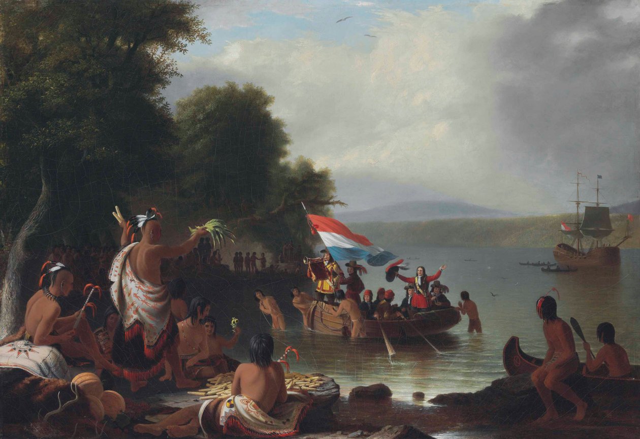 Landing of Henry Hudson by Robert Walter Weir