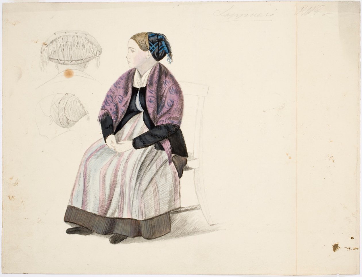 Peasant Woman from Lappvesi by Robert Wilhelm Ekman