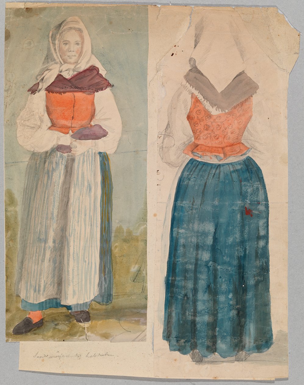 Woman in National Costume by Robert Wilhelm Ekman