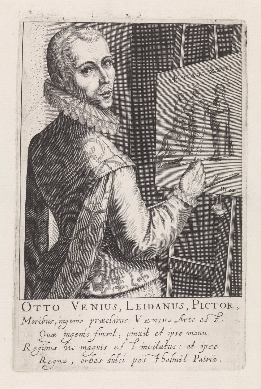 Portrait of Otto van Veen by Robert Willemsz de Baudous