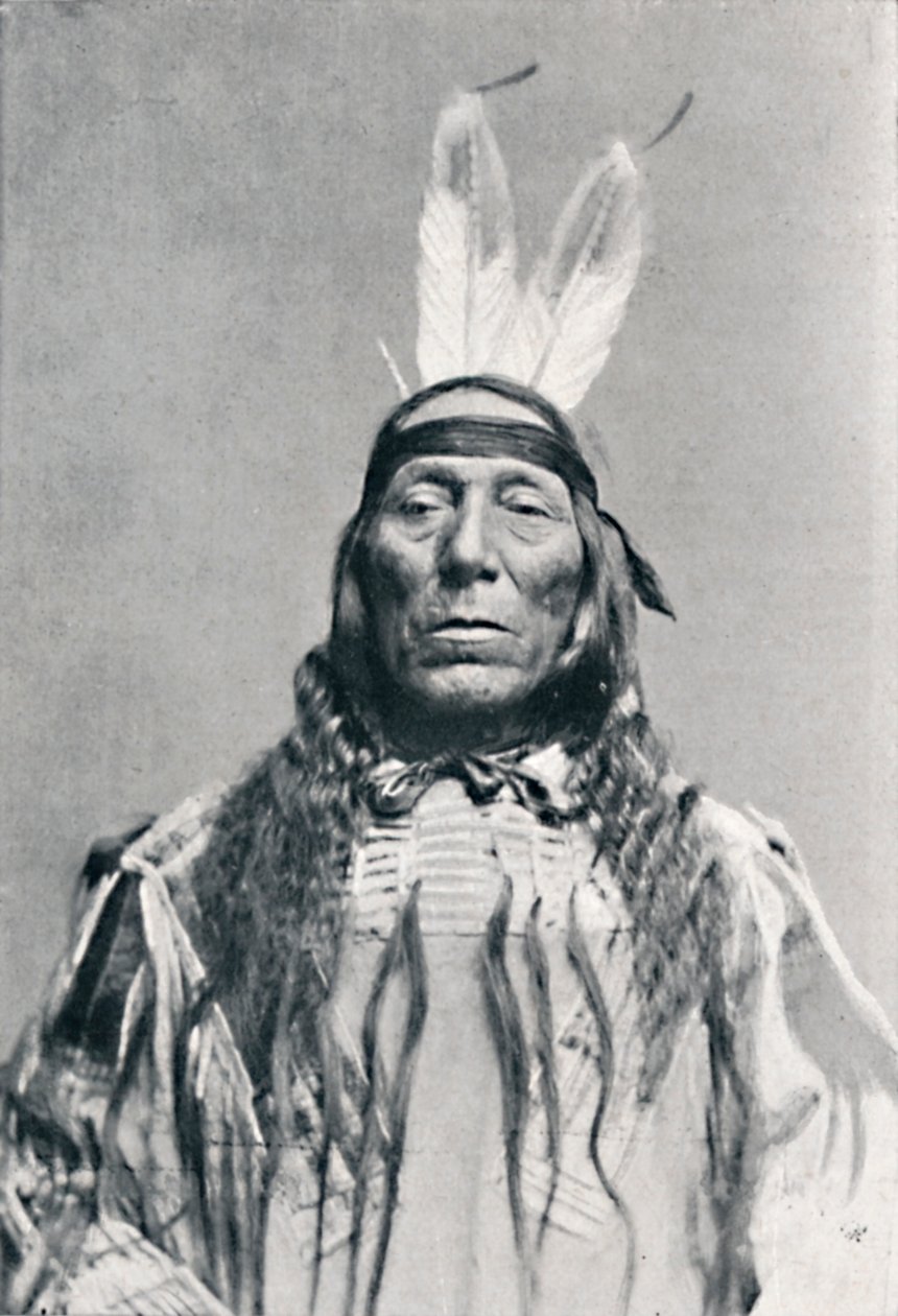 Full face view of a Sioux Indian, 1912 by Robert Wilson Shufeldt