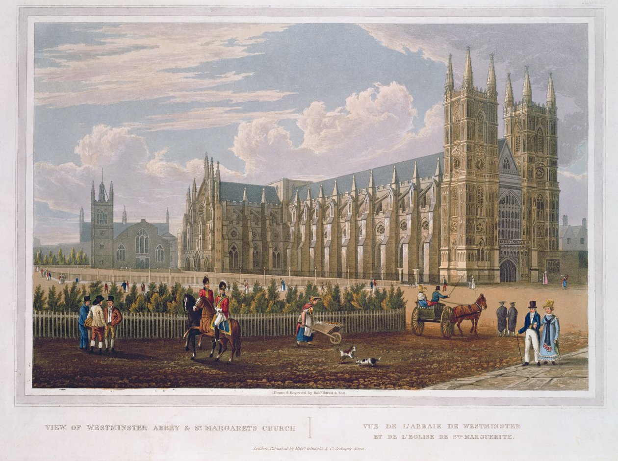 View of Westminster Abbey and St. Margaret