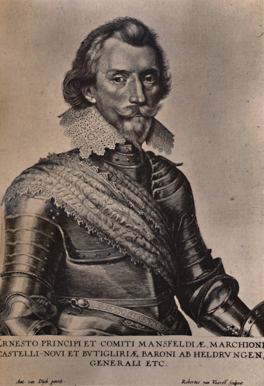 Count Ernst von Mansfeld, German general of the Thirty Years War by Robert van Voerst
