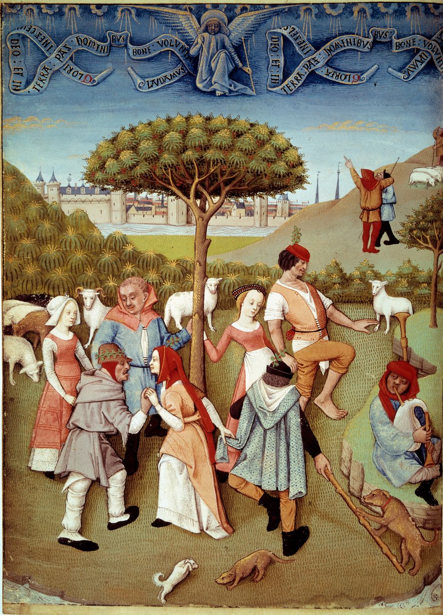 Champetre dance The announcement to the shepherds by Robinet Testard