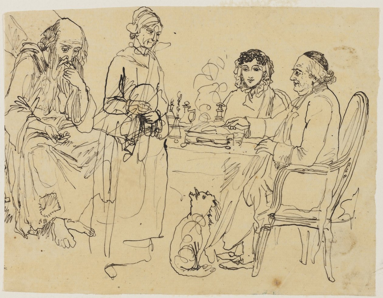 Alms to the Poor by Rodolphe Bresdin