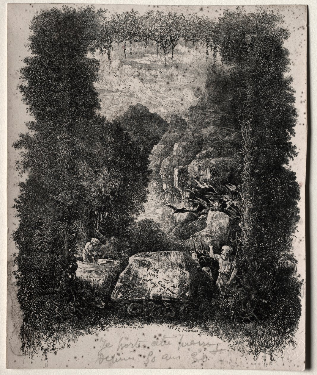 First Frontispiece for Fables and Fairy-Tales by Thierry-Faletans by Rodolphe Bresdin