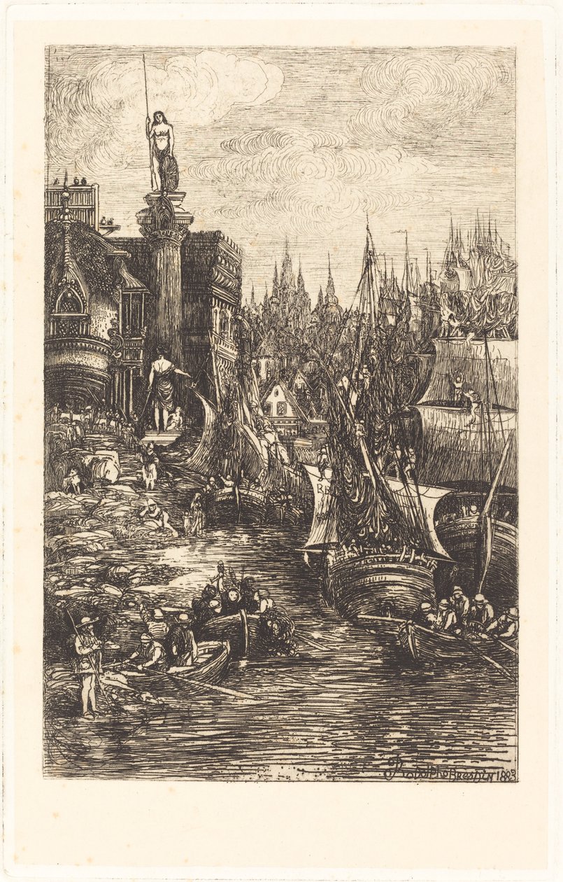 My Dream by Rodolphe Bresdin