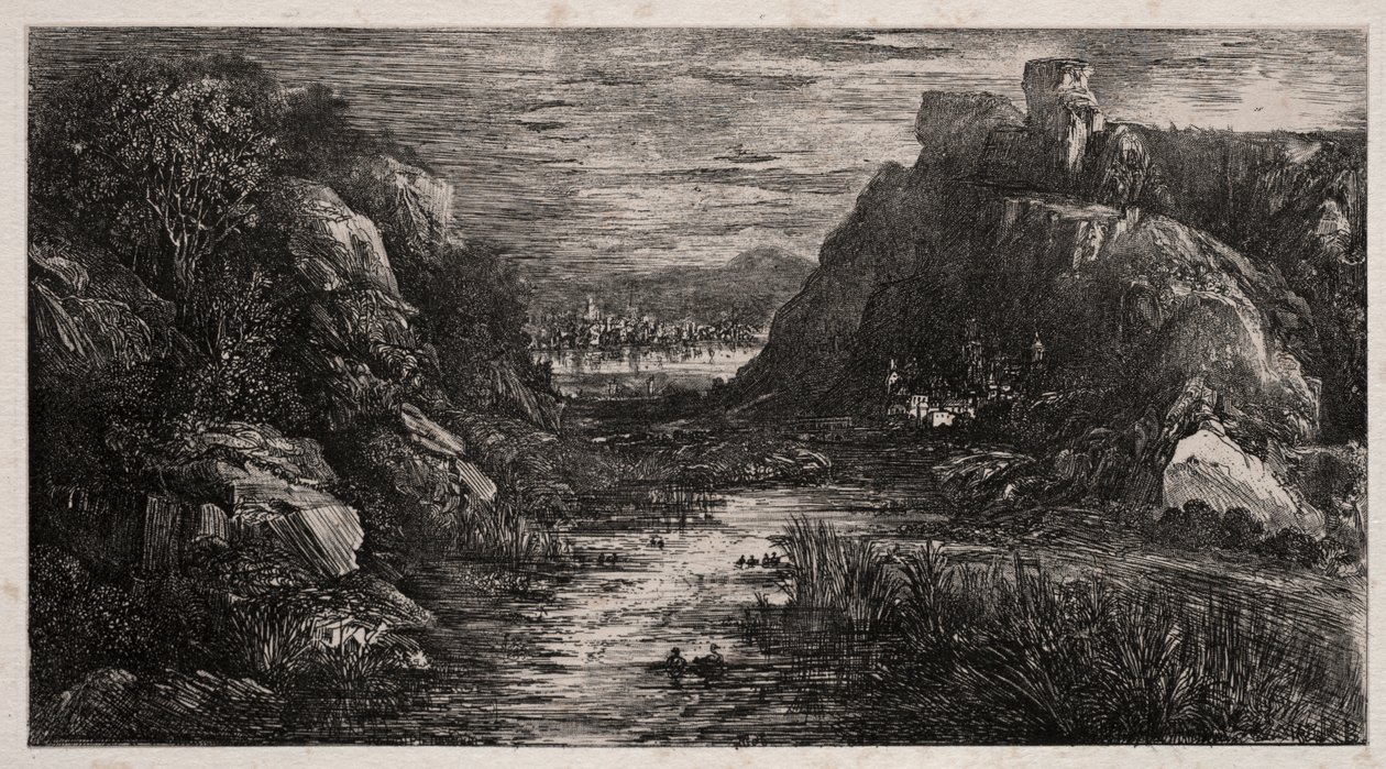 The Distant City by Rodolphe Bresdin