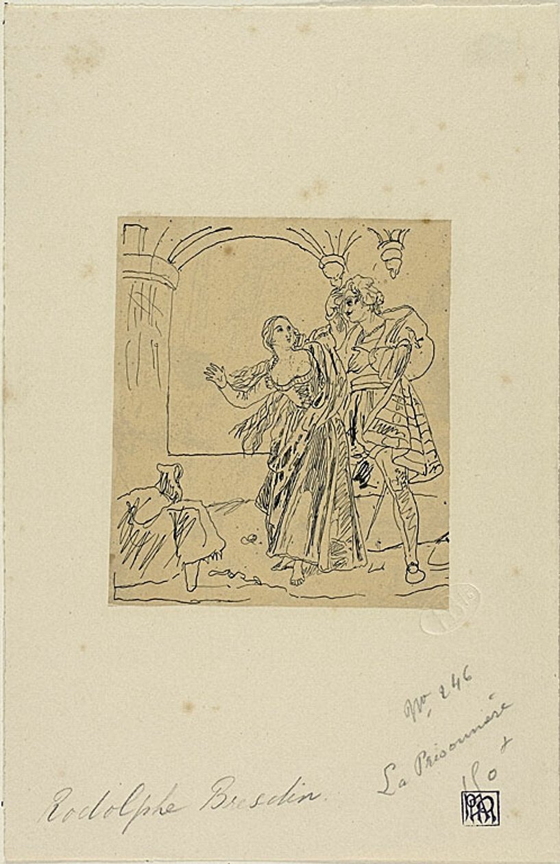 The Prisoner by Rodolphe Bresdin