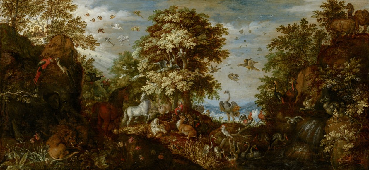 Orpheus Charming the Animals with His Music by Roelandt Jacobsz. Savery