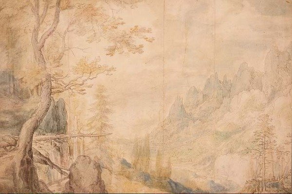 Alpine Landscape by Roelandt Jacobsz. Savery