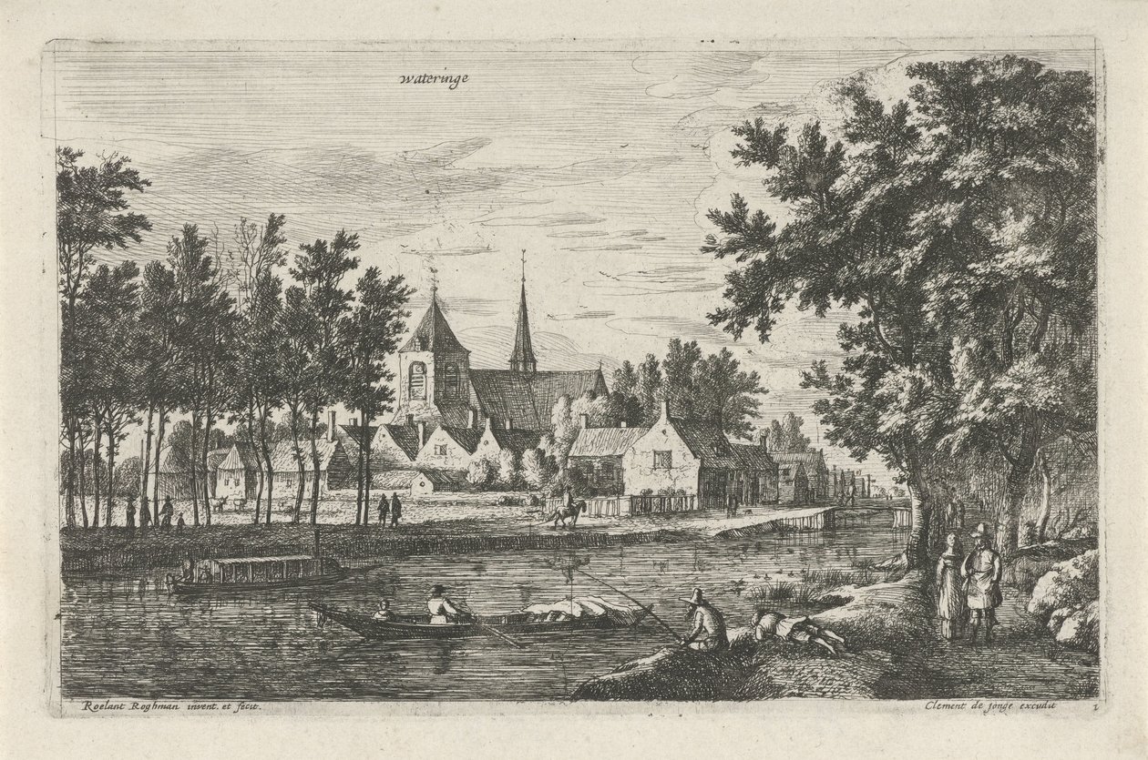 View of Wateringen by Roelant Roghman
