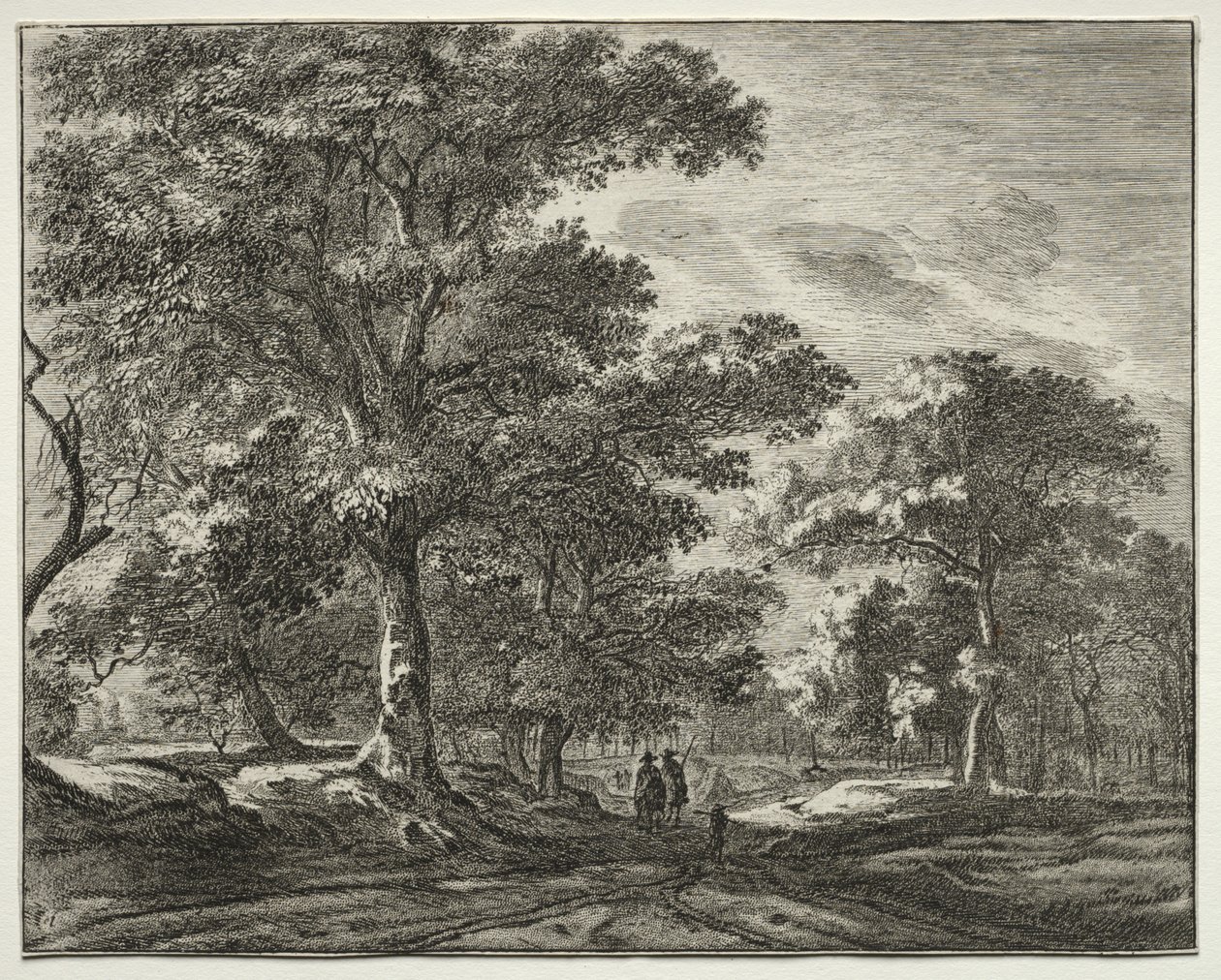 Six Views in the Wood of the Hague (series) by Roelant Roghman