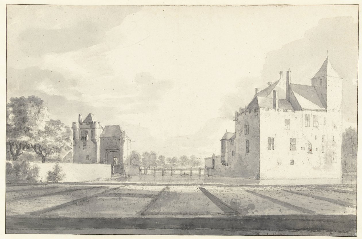 View of Huis Beverweerd, Seen from the North-east by Roelant Roghman