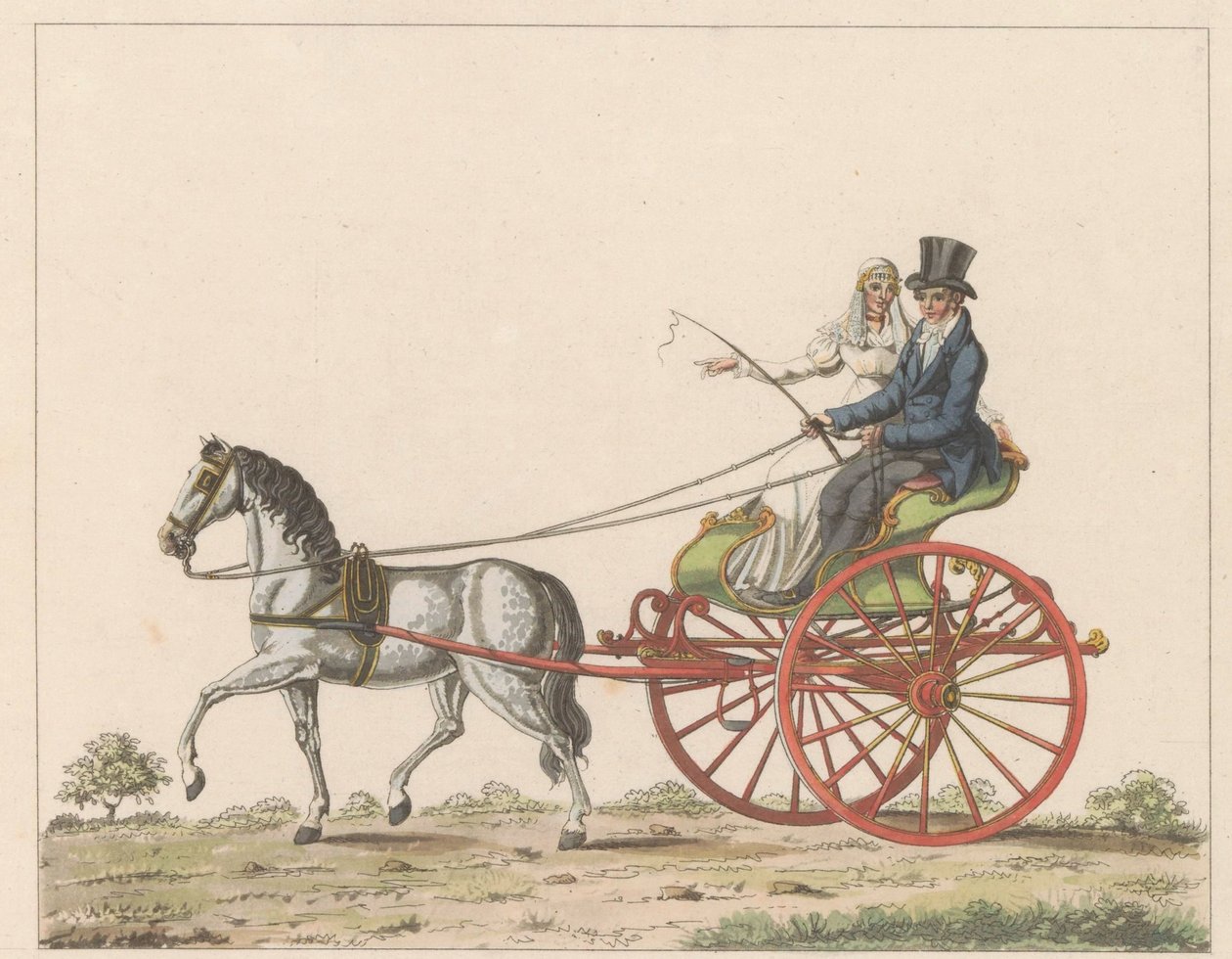 Dutch Chaise, ca. 1825 by Roelof van der Meulen