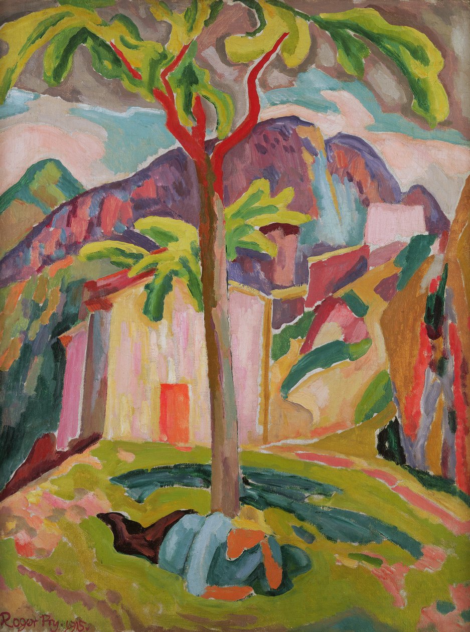 Figure Resting under a Tree, St. Agnes by Roger Eliot Fry